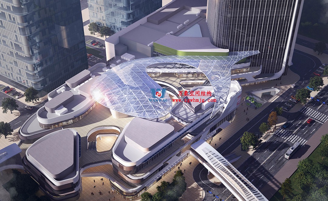 擁有夢幻外衣的ETFE膜結(jié)構(gòu)商業(yè)天幕 擁有夢幻外衣的ETFE膜結(jié)構(gòu)商業(yè)天幕