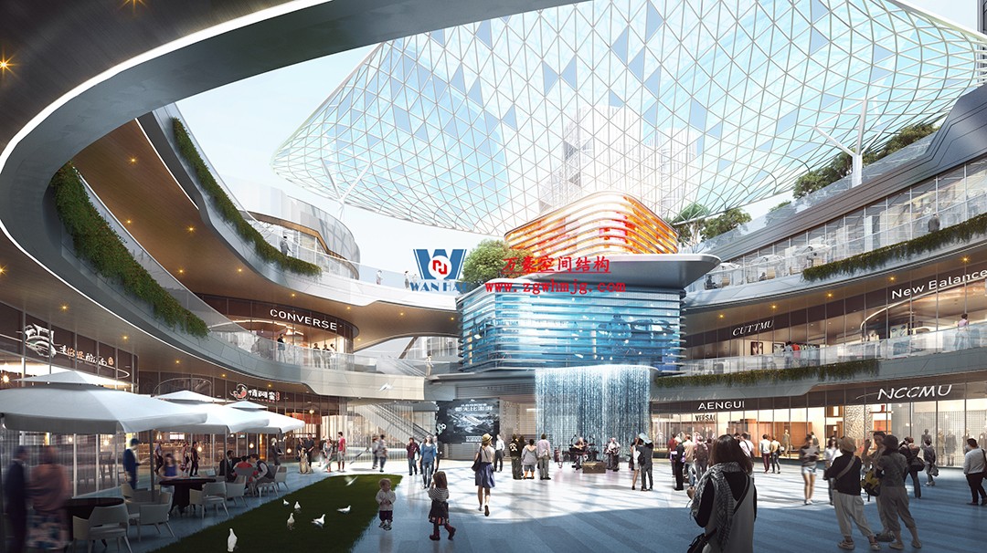 擁有夢幻外衣的ETFE膜結(jié)構(gòu)商業(yè)天幕 擁有夢幻外衣的ETFE膜結(jié)構(gòu)商業(yè)天幕