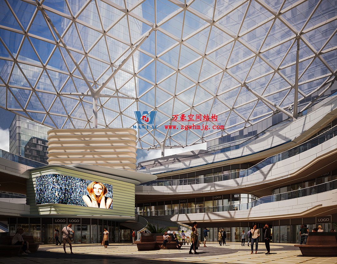 擁有夢幻外衣的ETFE膜結(jié)構(gòu)商業(yè)天幕 擁有夢幻外衣的ETFE膜結(jié)構(gòu)商業(yè)天幕