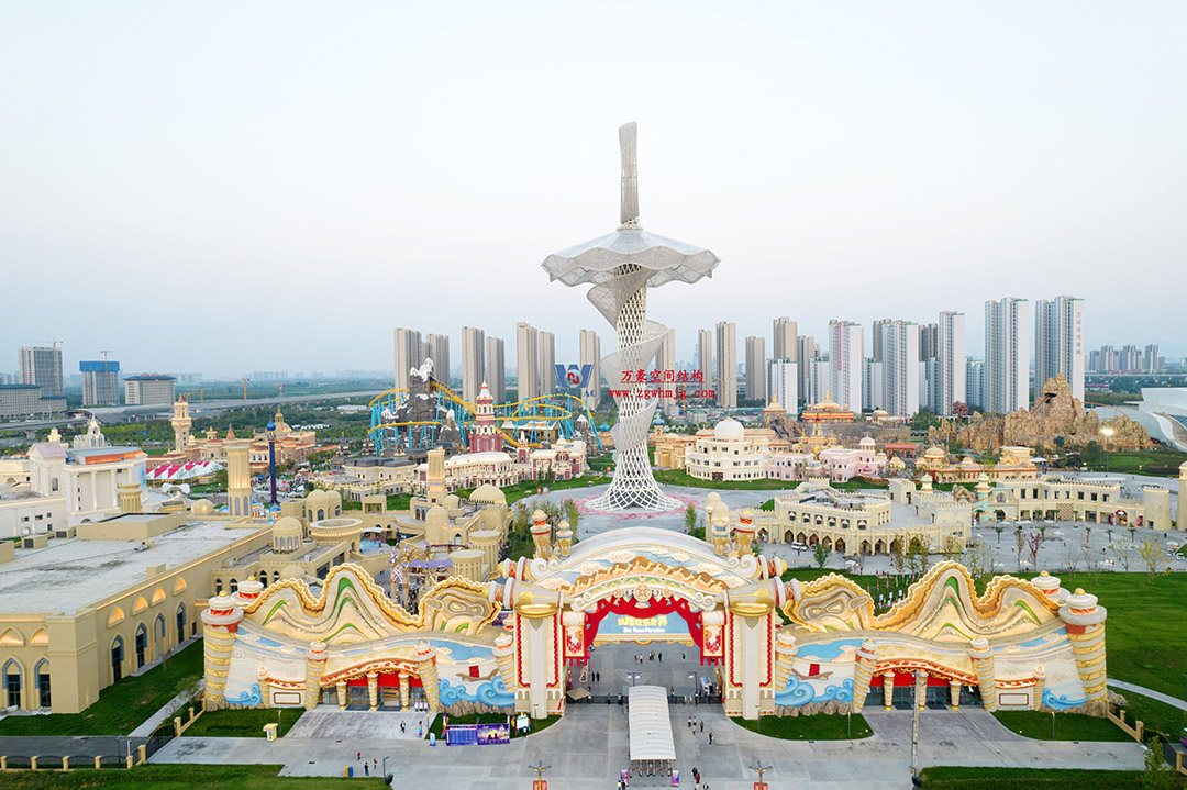 ETFE膜結(jié)構(gòu)地標(biāo)塔—以愛之名，點亮絲路歡樂世界