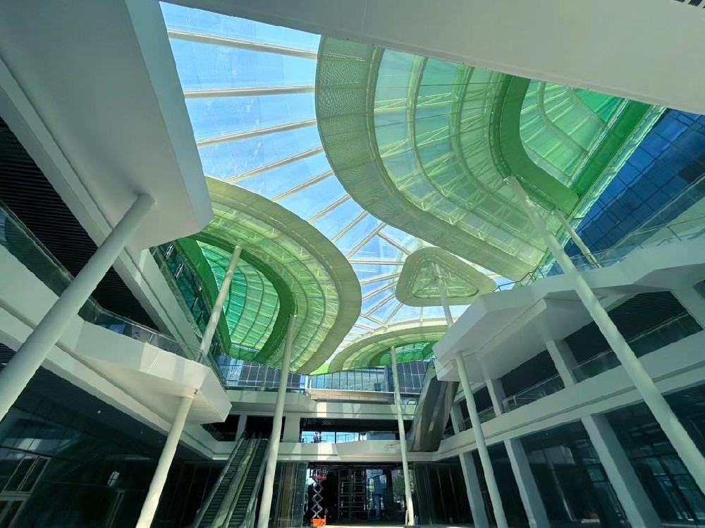 杭州爆紅新地標(biāo)！鋼膜結(jié)構(gòu)茶香穹頂！