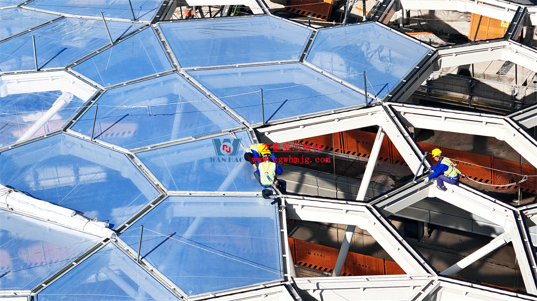 浙江萬豪空間結(jié)構(gòu)集團有限公司安吉云安里項目膜結(jié)構(gòu)工程進展報告