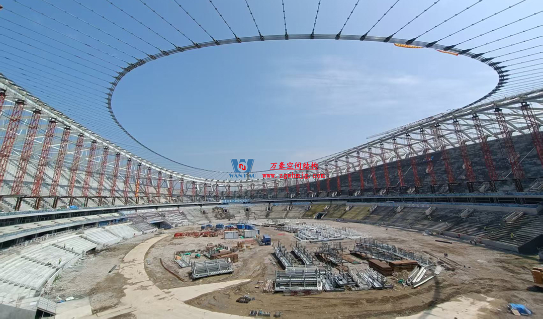 緊跟“蘇超熱浪”，火熱施工中，一只白鷺即將振翅高飛！