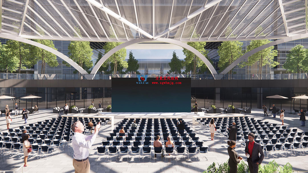 ETFE氣枕膜與雙曲面空間網(wǎng)殼結(jié)構(gòu)結(jié)合是什么樣？一起來(lái)一睹真容