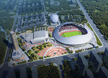 萬豪中標-山東蓬萊PTFE膜結(jié)構(gòu)體育場