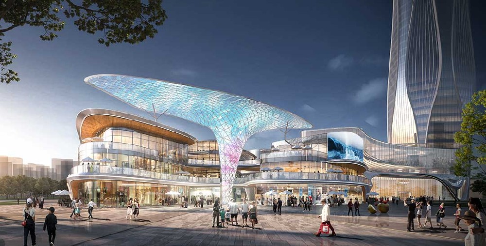 喜報！浙江萬豪集團(tuán)成功中標(biāo)桐鄉(xiāng)振石廣場商業(yè)天幕膜結(jié)構(gòu)項目