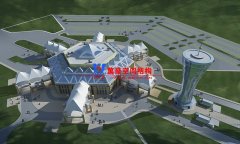 萬豪2019第11標—茶卡鹽湖景區(qū)綜合辦公樓及觀光塔鋼膜結(jié)構(gòu)項目