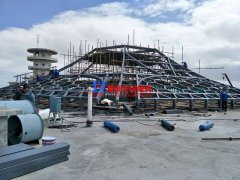 茶卡鹽湖景區(qū)膜結構項目——不懼艱難，勇往直前